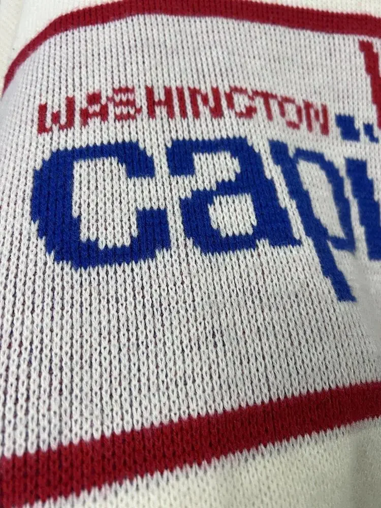 Vintage Cliff Engle LTD Washington Capitals NHL Hockey Sweater USA 80s Size XL - Picture 4 of 12
